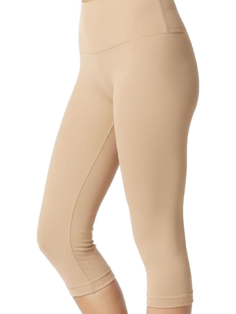 Sculpting High-Waist Capri Shapewear - Nude